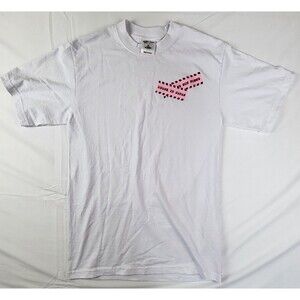 Shaka Wear "Drunk In Japan" White Supermax Heavy Weight Tshirt Mens Med